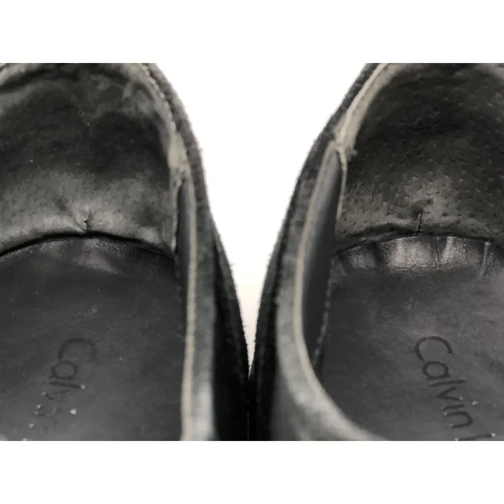 Calvin Klein Men's Casual Shoes Gray Suede Cap Toe Oxfords US Size‎ 11 EU 44